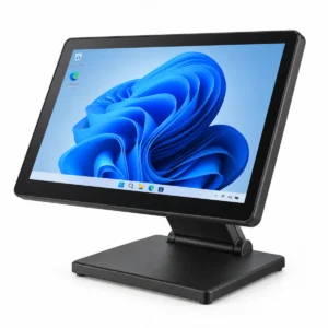 All-in-one POS computer with touch screen running Windows 11, sold in Kenya by PokeTech